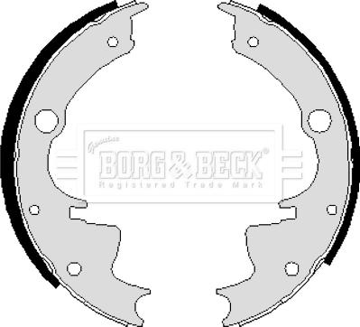 Borg & Beck BBS6025 - Bremžu loku komplekts ps1.lv