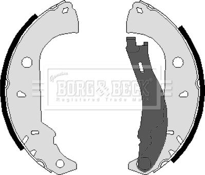 Borg & Beck BBS6026 - Bremžu loku komplekts ps1.lv