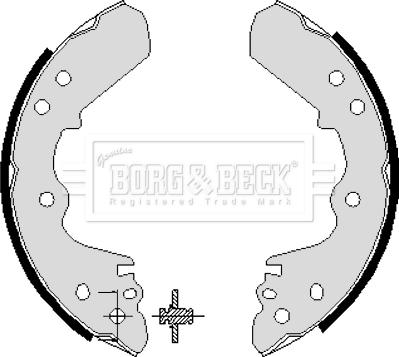 Borg & Beck BBS6196 - Bremžu loku komplekts ps1.lv