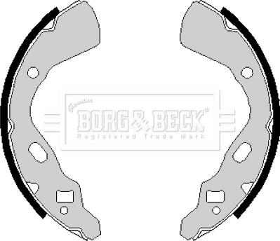 Borg & Beck BBS6148 - Bremžu loku komplekts ps1.lv