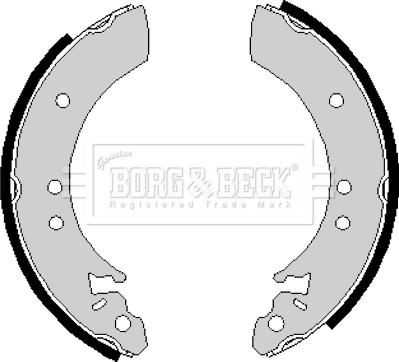 Borg & Beck BBS6143 - Bremžu loku komplekts ps1.lv