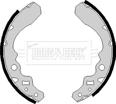 Borg & Beck BBS6152 - Bremžu loku komplekts ps1.lv