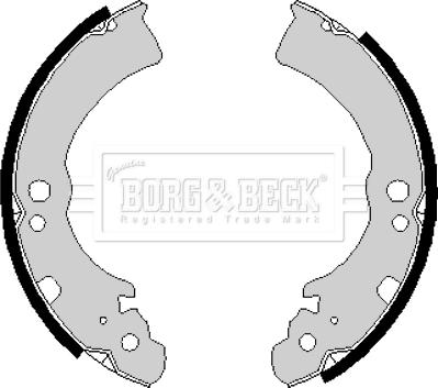 Borg & Beck BBS6168 - Bremžu loku komplekts ps1.lv