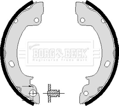 Borg & Beck BBS6100 - Bremžu loku komplekts ps1.lv