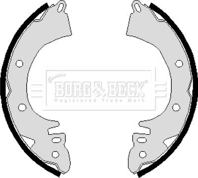 Borg & Beck BBS6114 - Bremžu loku komplekts ps1.lv