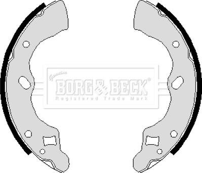 Borg & Beck BBS6118 - Bremžu loku komplekts ps1.lv