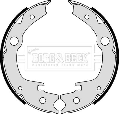 Borg & Beck BBS6342 - Bremžu loku kompl., Stāvbremze ps1.lv