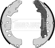 Borg & Beck BBS6368 - Bremžu loku komplekts ps1.lv