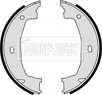 Borg & Beck BBS6315 - Bremžu loku kompl., Stāvbremze ps1.lv
