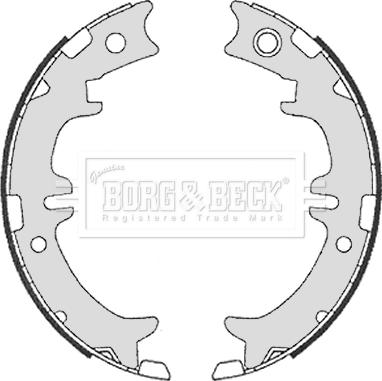 Borg & Beck BBS6330 - Bremžu loku kompl., Stāvbremze ps1.lv