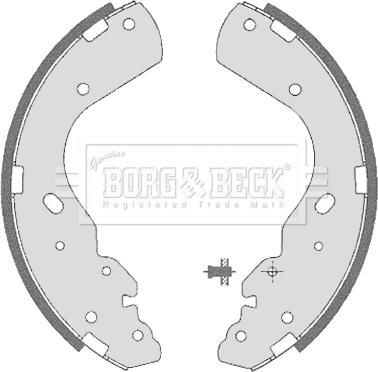 Borg & Beck BBS6323 - Bremžu loku komplekts ps1.lv