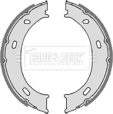 Borg & Beck BBS6327 - Bremžu loku kompl., Stāvbremze ps1.lv