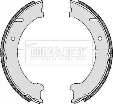 Borg & Beck BBS6297 - Bremžu loku kompl., Stāvbremze ps1.lv