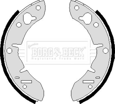 Borg & Beck BBS6247 - Bremžu loku komplekts ps1.lv