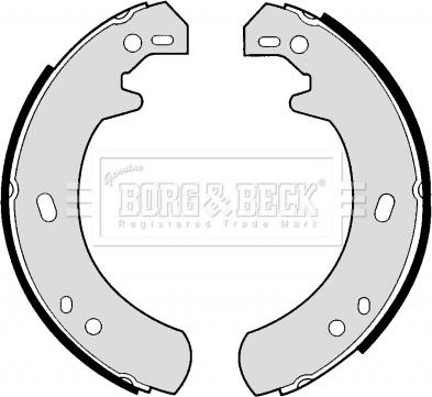 Borg & Beck BBS6253 - Bremžu loku kompl., Stāvbremze ps1.lv