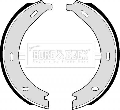 Borg & Beck BBS6257 - Bremžu loku kompl., Stāvbremze ps1.lv