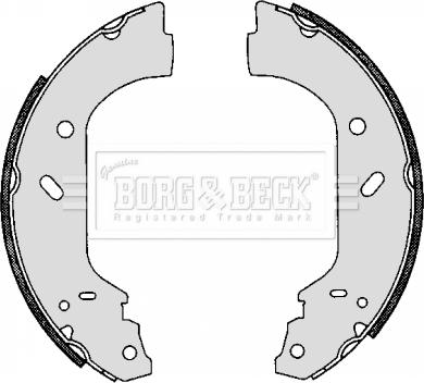 Borg & Beck BBS6265 - Bremžu loku komplekts ps1.lv