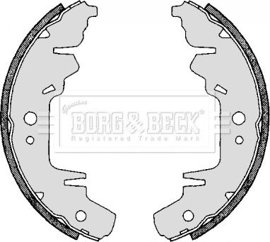 Borg & Beck BBS6263 - Bremžu loku komplekts ps1.lv