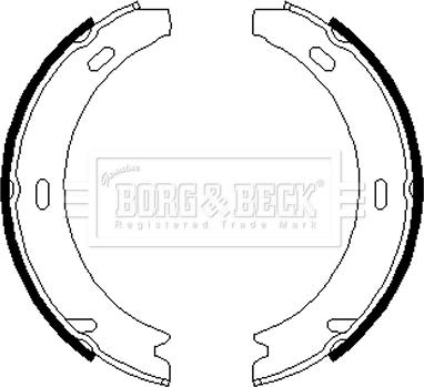 Borg & Beck BBS6219 - Bremžu loku kompl., Stāvbremze ps1.lv