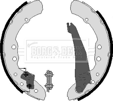 Borg & Beck BBS6212 - Bremžu loku komplekts ps1.lv