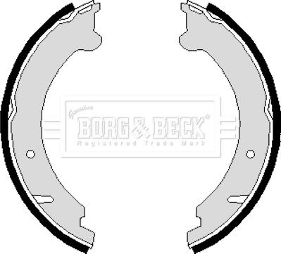 Borg & Beck BBS6217 - Bremžu loku kompl., Stāvbremze ps1.lv