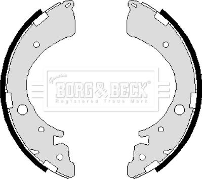 Borg & Beck BBS6235 - Bremžu loku komplekts ps1.lv