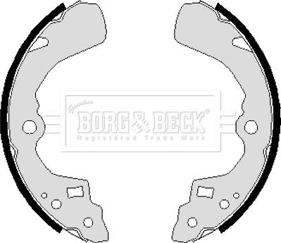 Borg & Beck BBS6236 - Bremžu loku komplekts ps1.lv