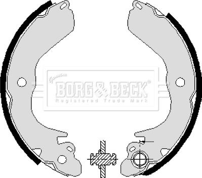 Borg & Beck BBS6228 - Bremžu loku komplekts ps1.lv