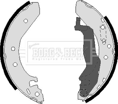 Borg & Beck BBS6223 - Bremžu loku komplekts ps1.lv
