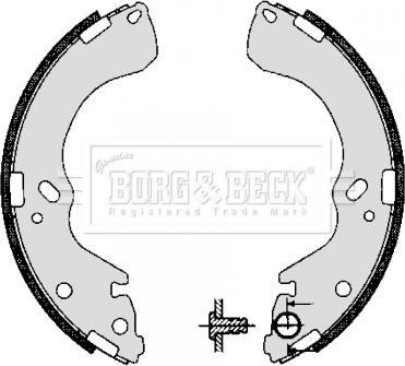 Borg & Beck BBS6277 - Bremžu loku komplekts ps1.lv