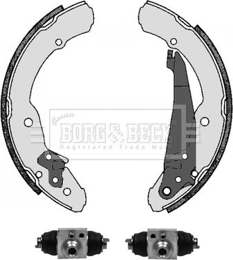Borg & Beck BBS1072K - Bremžu loku komplekts ps1.lv