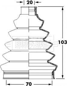 Borg & Beck BCB6047 - Putekļusargs, Piedziņas vārpsta ps1.lv