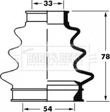 Borg & Beck BCB6065 - Putekļusargs, Piedziņas vārpsta ps1.lv