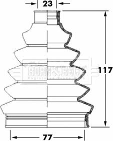 Borg & Beck BCB6068 - Putekļusargs, Piedziņas vārpsta ps1.lv