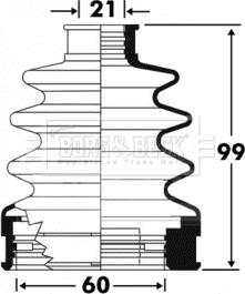 Borg & Beck BCB2896 - Putekļusargs, Piedziņas vārpsta ps1.lv