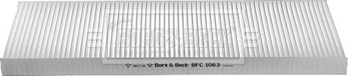 Borg & Beck BFC1063 - Filtrs, Salona telpas gaiss ps1.lv
