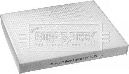 Borg & Beck BFC1035 - Filtrs, Salona telpas gaiss ps1.lv