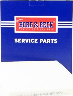 Borg & Beck BFC1072 - Filtrs, Salona telpas gaiss ps1.lv