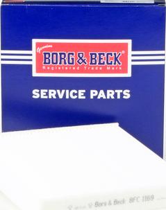 Borg & Beck BFC1169 - Filtrs, Salona telpas gaiss ps1.lv