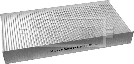 Borg & Beck BFC1133 - Filtrs, Salona telpas gaiss ps1.lv