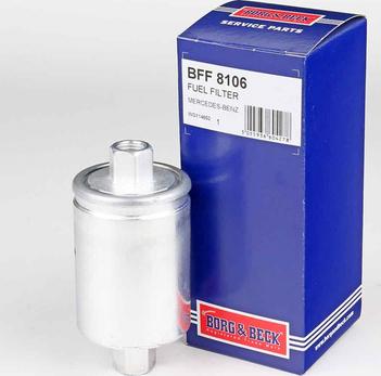 Borg & Beck BFF8106 - Degvielas filtrs ps1.lv