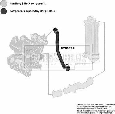 Borg & Beck BTH1439 - Pūtes sistēmas gaisa caurule ps1.lv