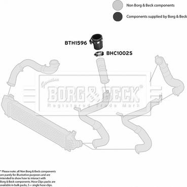 Borg & Beck BTH1596 - Pūtes sistēmas gaisa caurule ps1.lv