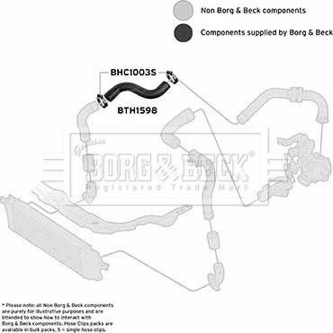 Borg & Beck BTH1598 - Pūtes sistēmas gaisa caurule ps1.lv