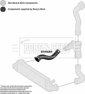 Borg & Beck BTH1689 - Pūtes sistēmas gaisa caurule ps1.lv