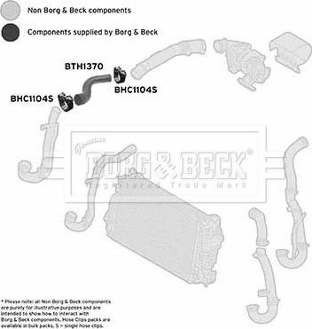 Borg & Beck BTH1370 - Pūtes sistēmas gaisa caurule ps1.lv