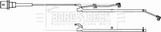 Borg & Beck BWL33086 - Indikators, Bremžu uzliku nodilums ps1.lv