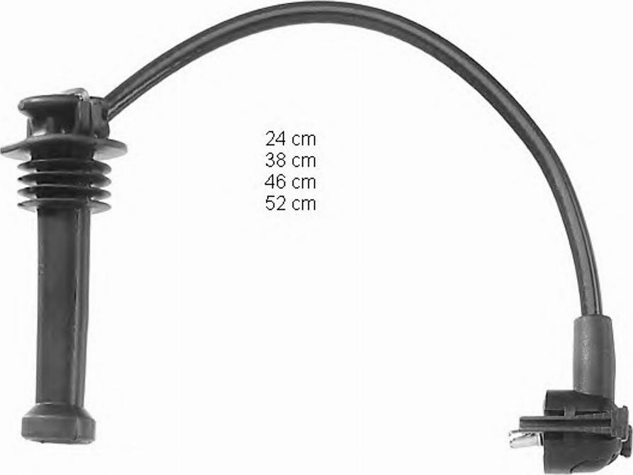 BorgWarner (BERU) 0300890719 - Augstsprieguma vadu komplekts ps1.lv