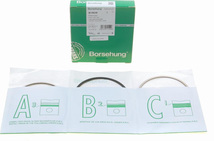 Borsehung B19039 - Virzuļa gredzenu komplekts ps1.lv