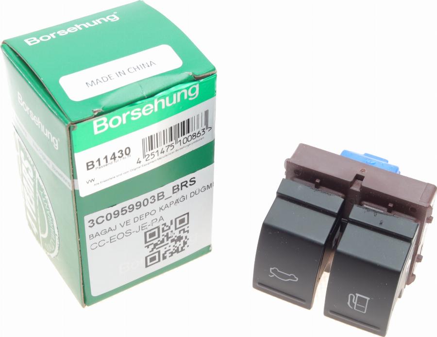 Borsehung B11430 - Slēdzis, Degvielas tvertnes vāciņa atvēršana ps1.lv